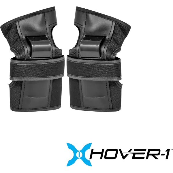 Hover-1 Protective Elbow Pads, Knee Pads, Wrist Guards, Padded Shorts, Tank Top, T-Shirt - Hard PP Shells for Impact Resistance &amp; EVA Foam Protective Padding for Skating, Hoverboards, E-Scooters