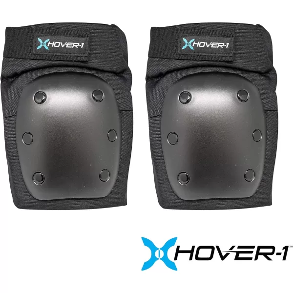 Hover-1 Protective Elbow Pads, Knee Pads, Wrist Guards, Padded Shorts, Tank Top, T-Shirt - Hard PP Shells for Impact Resistance &amp; EVA Foam Protective Padding for Skating, Hoverboards, E-Scooters