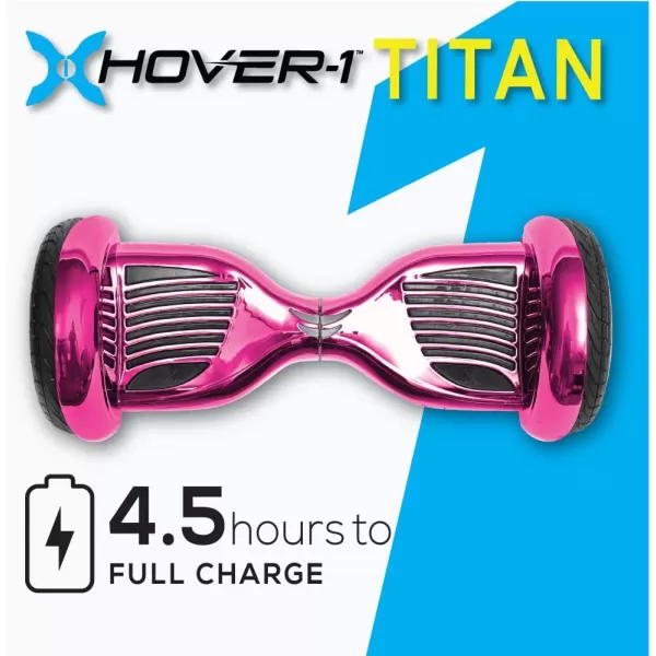 Hover-1 Titan Electric Hoverboard | 8MPH Top Speed, 8 Mile Range, 3.5HR Full-Charge, Built-In Bluetooth Speaker, Rider Modes: Beginner to Expert