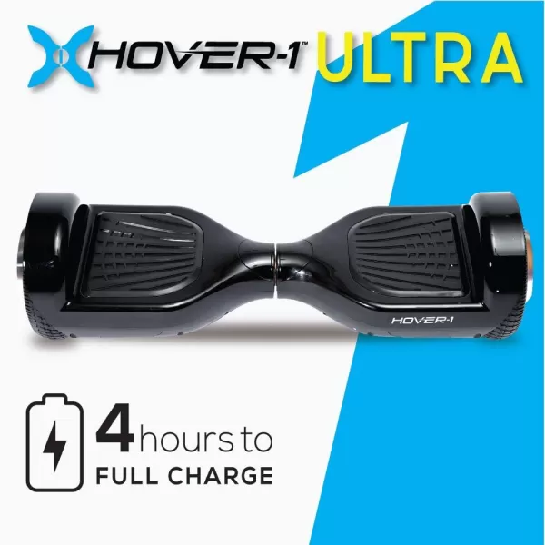 Hover-1 Ultra Electric Hoverboard | 7MPH Top Speed, 12 Mile Range, 500W Motor, Long Lasting Li-Ion Battery, Rider Modes: Beginner to Expert, 4HR Full Charge