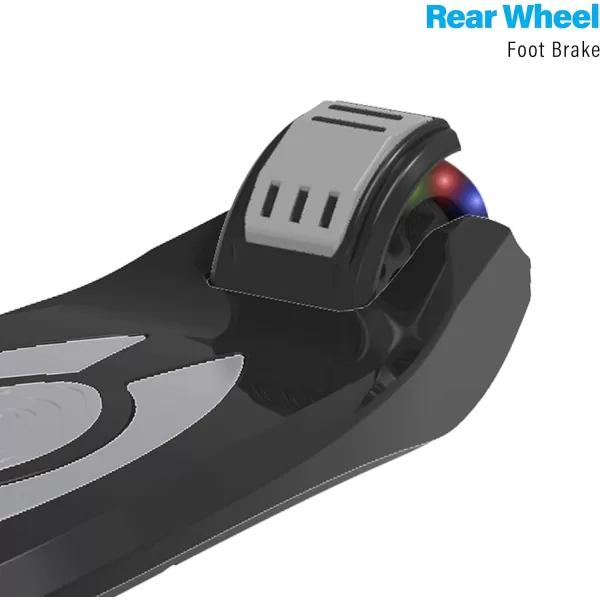 Hover-1 Vivid Folding Kick Scooter for Kids  | Features Lean-to-Turn Axle, Solid PU Tires &amp; Slim-Design, 110 LB Max Load Capacity, Safe