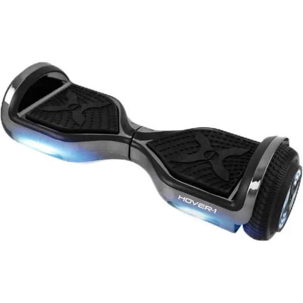 Hover-1 Chrome Electric Hoverboard | 6MPH Top Speed, 6 Mile Range, 4.5HR Full-Charge, Built-In Bluetooth Speaker, Rider Modes: Beginner to Expert