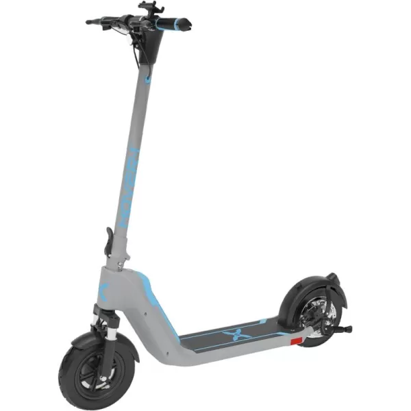 Hover-1 Helios Electric Folding Scooter, 18 MPH Top Speed, 24 Mile Range, 500 Watts Max Power, 10” Pneumatic Tires, Rear Disc Brakes, and Dual Front Suspension