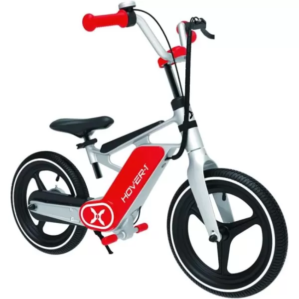 Hover-1 My First E-Bike, 8 MPH Top Speed, 7.5 Mile Range, LED Display, 14” Pneumatic Tires, Rear Electronic and Mechanical Brakes, for Kids 8+