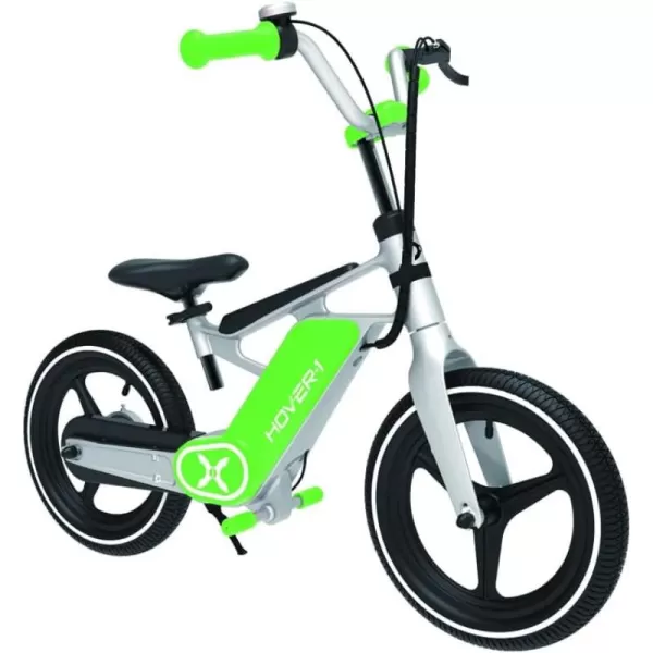 Hover-1 My First E-Bike, 8 MPH Top Speed, 7.5 Mile Range, LED Display, 14” Pneumatic Tires, Rear Electronic and Mechanical Brakes, for Kids 8+