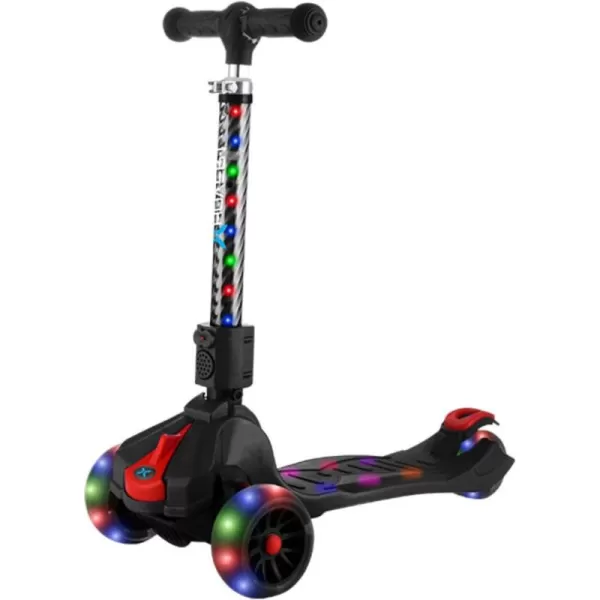 Hover-1 Ziggy Folding Kick Scooter for Kids  | Features Lean-to-Turn Axle, Solid PU Tires &amp; Slim-Design, 110 LB Max Load Capacity, Safe