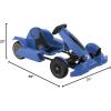 imageHover1 Electric GoKart for Kids ampamp Adults  15MPH Top Speed 330LBS Max Weight 155MI Range Dual Disk Brakes Powerful 700W Motor 3 Speed Modes LCD DisplayBlue