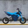 imageHover1 My First Dirt Bike for Kids  300W Motor 9MPH Max Speed 9 Mile Range 12 OffRoad Tires 120LB Max Weight Twist Grip Throttle ampamp Rear Disc Brake Electric Dirt Bike for Kids Ages 5 YearsBlue