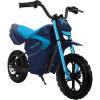 imageHover1 My First Dirt Bike for Kids  300W Motor 9MPH Max Speed 9 Mile Range 12 OffRoad Tires 120LB Max Weight Twist Grip Throttle ampamp Rear Disc Brake Electric Dirt Bike for Kids Ages 5 YearsBlue