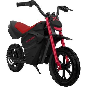 imageHover1 My First Dirt Bike for Kids  300W Motor 9MPH Max Speed 9 Mile Range 12 OffRoad Tires 120LB Max Weight Twist Grip Throttle ampamp Rear Disc Brake Electric Dirt Bike for Kids Ages 5 YearsBlack