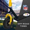 imageHover1 NFL OffRoad Kick Scooter  Official NFL Logos and ColorsPittsburgh Steelers