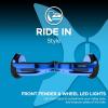 imageHover1 Chrome Electric Hoverboard  6MPH Top Speed 6 Mile Range 45HR FullCharge BuiltIn Bluetooth Speaker Rider Modes Beginner to ExpertBlue