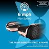 imageHover1 Chrome Electric Hoverboard  6MPH Top Speed 6 Mile Range 45HR FullCharge BuiltIn Bluetooth Speaker Rider Modes Beginner to ExpertRose Gold