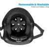 imageHover1 Impact Resistant Adult Helmet for Ages Above 14 Detachable Magnetic Visor EPS Foam Protective Padding Adjustable Straps ampamp Secure BuckleLarge