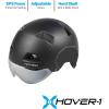 imageHover1 Impact Resistant Adult Helmet for Ages Above 14 Detachable Magnetic Visor EPS Foam Protective Padding Adjustable Straps ampamp Secure BuckleMedium
