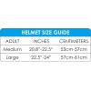imageHover1 Impact Resistant Adult Helmet for Ages Above 14 Detachable Magnetic Visor EPS Foam Protective Padding Adjustable Straps ampamp Secure BuckleMedium