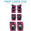 imageHover1 Protective Elbow Pads Knee Pads Wrist Guards Padded Shorts Tank Top TShirt  Hard PP Shells for Impact Resistance ampamp EVA Foam Protective Padding for Skating Hoverboards EScootersPink