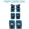 imageHover1 Protective Elbow Pads Knee Pads Wrist Guards Padded Shorts Tank Top TShirt  Hard PP Shells for Impact Resistance ampamp EVA Foam Protective Padding for Skating Hoverboards EScootersBlue