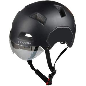 imageHover1 Impact Resistant Adult Helmet for Ages Above 14 Detachable Magnetic Visor EPS Foam Protective Padding Adjustable Straps ampamp Secure BuckleMedium
