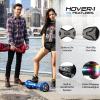 imageHover1 H1 Electric Self Balancing Hoverboard with 9 mph Max Speed Dual 200W Motors 9 Mile Range and 65 Wheels Self Balancing ScooterIridescent