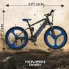 imageHover1 Instinct Electric Bike with 350W Motor 15 mph Max Speed 26 Tires and 40 Miles of Range EBikeBlue