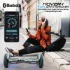 imageHover1 Titan Electric Hoverboard  8MPH Top Speed 8 Mile Range 35HR FullCharge BuiltIn Bluetooth Speaker Rider Modes Beginner to ExpertGun Metal