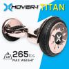 imageHover1 Titan Electric Hoverboard  8MPH Top Speed 8 Mile Range 35HR FullCharge BuiltIn Bluetooth Speaker Rider Modes Beginner to ExpertRose