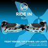 imageHover1 i100 Electric Hoverboard  7MPH Top Speed 10 Mile Range 5HR FullCharge BuiltIn Bluetooth Speaker Rider Modes Beginner to Expert Self Balancing ScooterCamo