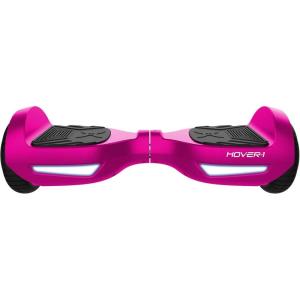 imageHover1 Drive Electric Hoverboard  7MPH Top Speed 3 Mile Range Long Lasting LithiumIon Battery 6HR FullCharge Path Illuminating LED LightsPink