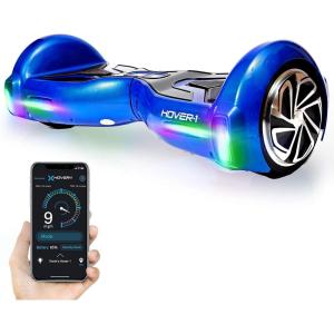 imageHover1 H1 Electric Self Balancing Hoverboard with 9 mph Max Speed Dual 200W Motors 9 Mile Range and 65 Wheels Self Balancing ScooterBlue