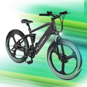 imageHover1 Instinct Electric Bike with 350W Motor 15 mph Max Speed 26 Tires and 40 Miles of Range EBikeBlack