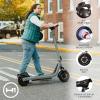 imageH1 Pro Series Ace R350R450 Foldable Electric Scooter with 350W450W Brushless Motor 155 to 20 mph Max Speed 10 SelfSealing Tubeless Tires and 185 to 256 Mile RangeGrey