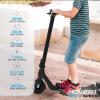 imageHover1 Neo Family Foldable Electric Scooter with 300W250W200W Rated Brushless Motor 161412 mph Max Speed 85quot65 Wheels 107 Mile Range Commuting Scooter for Kids ampamp Teens Aged 4 to 16Black