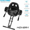 imageHover1 Ultra Electric Hoverboard Go Kart Combo  7MPH Top Speed 4HR Full Charge HandOperated Rear Wheel Control Adjustable Frame Easy Installation Self Balancing Hoverboard with Seat Attachment