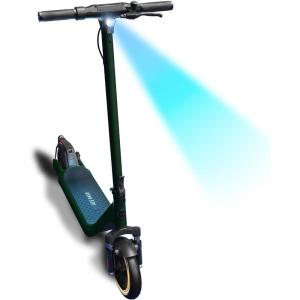 imageH1 Pro Series Ace R350R450 Foldable Electric Scooter with 350W450W Brushless Motor 155 to 20 mph Max Speed 10 SelfSealing Tubeless Tires and 185 to 256 Mile RangeGreen