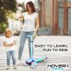 imageHover1 Chroma Folding Kick Scooter for Kids with Multicolor Wheel Lights 3 Front Wheels Rear Foot Brake and 110 LB Weight CapacityBlue