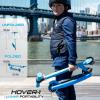 imageHover1 Lunar Kids Folding Kick Scooter with ColorChanging LED Light Up Wheels Foot Brake Adjustable Height Handle and Light Weight DesignBlue