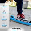 imageHover1 Lunar Kids Folding Kick Scooter with ColorChanging LED Light Up Wheels Foot Brake Adjustable Height Handle and Light Weight DesignBlue