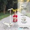 imageHover1 Scout Folding Kick Scooter for Kids with Multicolor Wheel Lights 48 Front Wheels Rear Foot Brake and 110 LB Weight CapacityWhite