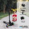 imageHover1 Vivid Folding Kick Scooter for Kids 5 Year Old  Features LeantoTurn Axle Solid PU Tires ampamp SlimDesign 110 LB Max Load Capacity Safeblack