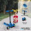 imageHover1 Vivid Folding Kick Scooter for Kids 5 Year Old  Features LeantoTurn Axle Solid PU Tires ampamp SlimDesign 110 LB Max Load Capacity Safeblue