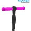 imageHover1 Ziggy Folding Kick Scooter for Kids 5 Year Old  Features LeantoTurn Axle Solid PU Tires ampamp SlimDesign 110 LB Max Load Capacity SafePink