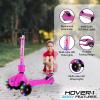 imageHover1 Ziggy Folding Kick Scooter for Kids 5 Year Old  Features LeantoTurn Axle Solid PU Tires ampamp SlimDesign 110 LB Max Load Capacity SafePink