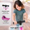 imageHover1 Ziggy Folding Kick Scooter for Kids 5 Year Old  Features LeantoTurn Axle Solid PU Tires ampamp SlimDesign 110 LB Max Load Capacity SafePink