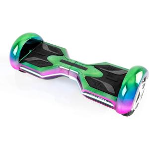 imageHover1 Eclipse Electric Hoverboard  8MPH Top Speed 8 Mile Range 35HR FullCharge BuiltIn Bluetooth Speaker Rider Modes Beginner to Expert Iridescent