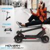 imageHover1 Night Owl Electric Folding Scooter 31 MPH Top Speed 37 Mile Range 1200 Watts Max Power 105 Offroad Tires Dual Disc Brakes Front ampamp Rear Suspension Motorized Scooter for Adults ampamp Teens