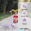 imageHover1 Sunbeam Kick Scooter with Multicolor Wheel Lights 45 Front Wheels Rear Foot Brake and 110 Pound Weight CapacityLavender