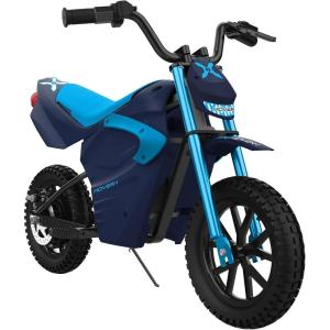 imageHover1 H1 TRAK Electric Dirt Bike for Kids  9MPH 9MI Range Powerful 250W Motor24v5ah Hand Brake Quick Charge 4HRSBlue