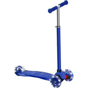 imageHover1 Sunbeam Kick Scooter with Multicolor Wheel Lights 45 Front Wheels Rear Foot Brake and 110 Pound Weight CapacityBlue