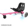 imageHover1 Buggy Hoverboard Attachment  Compatible with Most 65quot ampamp 8quot Electric Hoverboards HandOperated Rear Wheel Control Adjustable Frame ampamp Straps Easy Assembly ampamp Install Hoverboard Go KartPink
